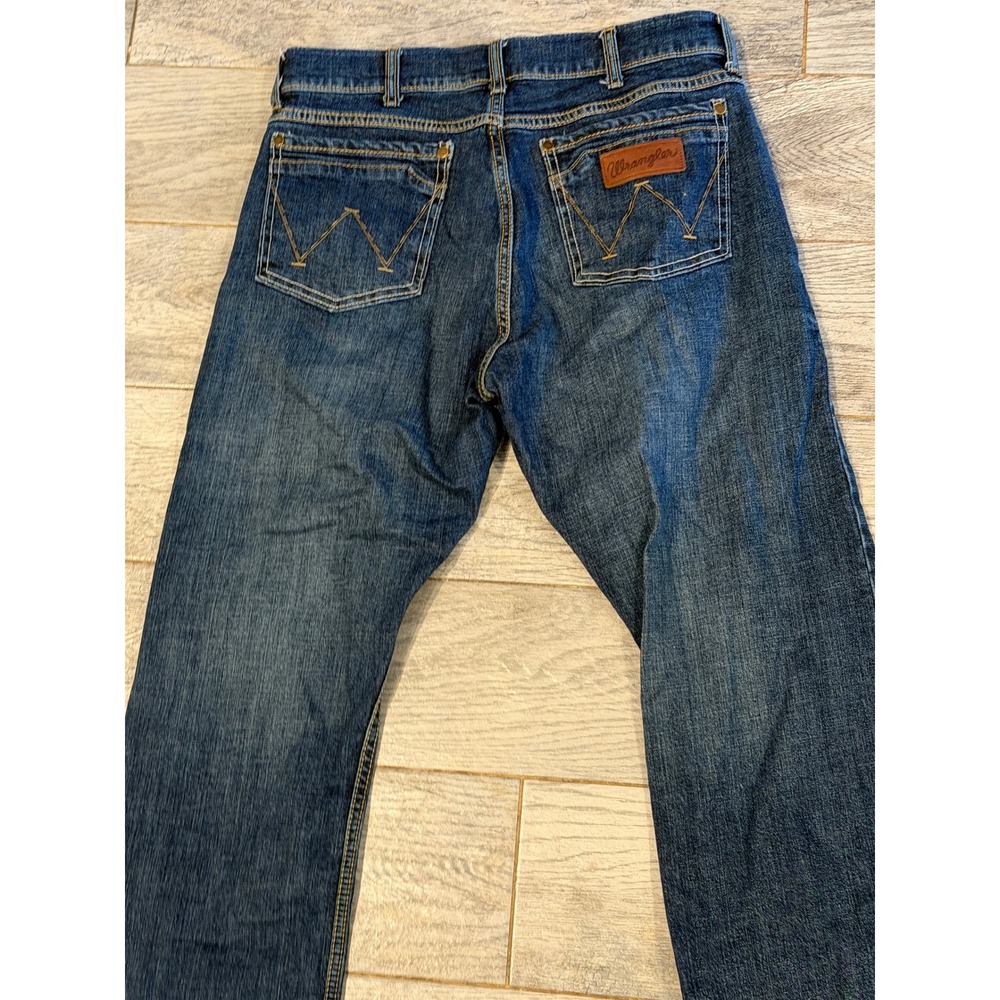 Wrangler Retro Slim Boot Jeans 32x32 Mens 32 x 32 Bootcut Western Denim - Picture 11 of 11